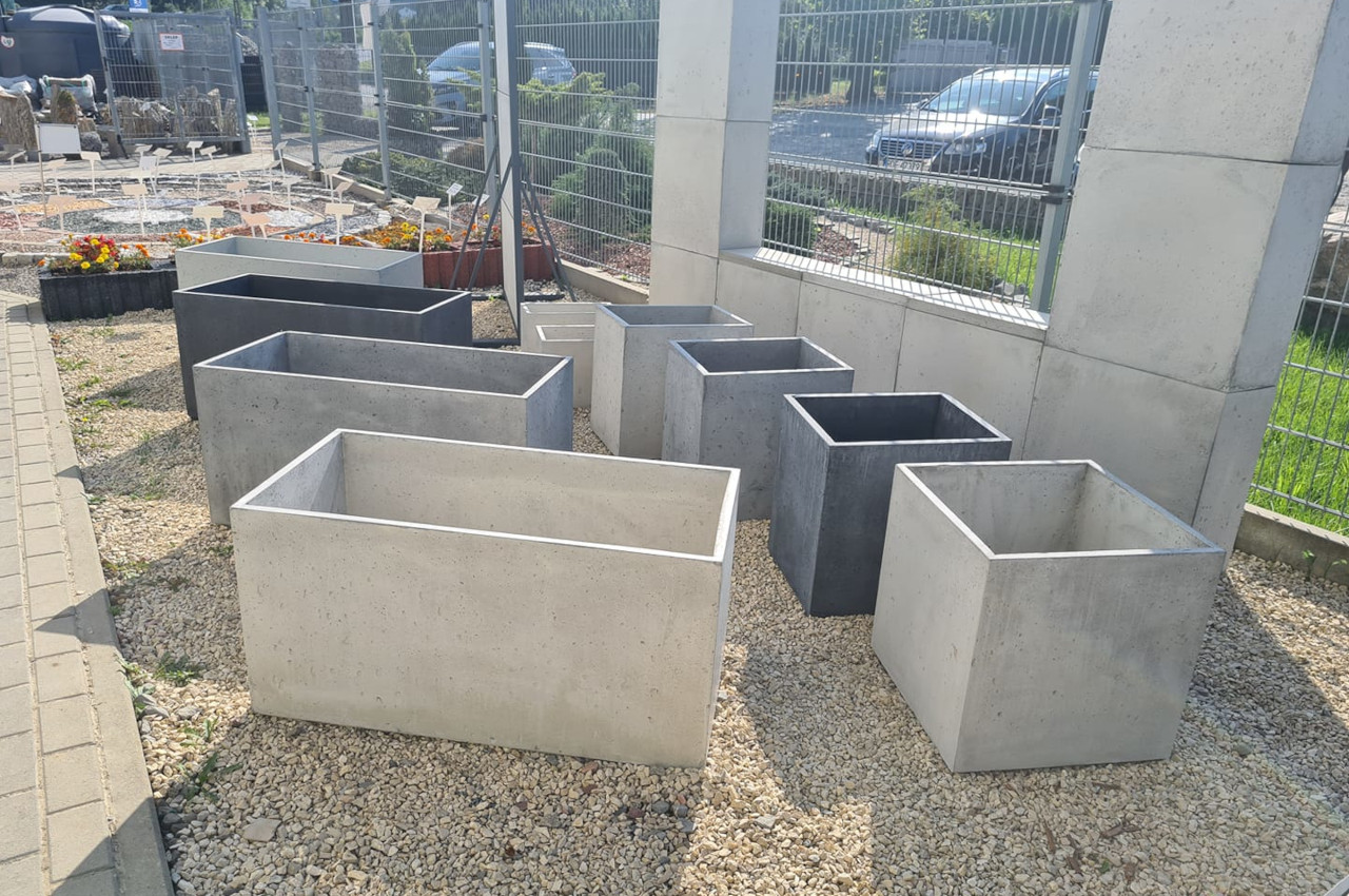 Donice betonowe do ogrodu